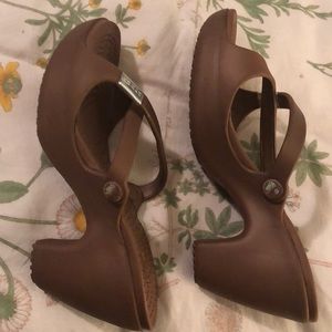 Crocs Heels! Size 9